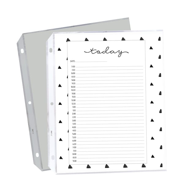 C-Line Products Top Loading Sheet Protectors, Clear, Standard Weight Polypropylene, 11 x 8 12, 240PK 05017-BX - main